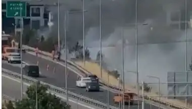 Anadolu Otoyolu'nda Korkunç Yangın: Sigara İzmariti Neden Oldu