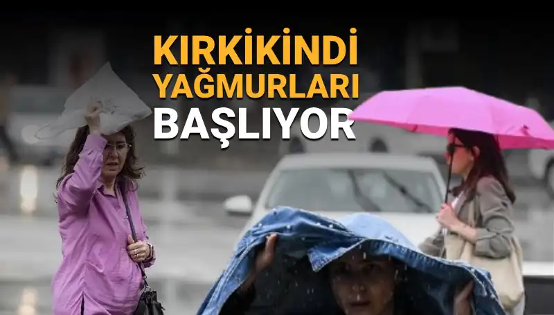 Kırkikindi Yağmurları Geliyor: Hafta Sonu Hava Durumu Beklentileri