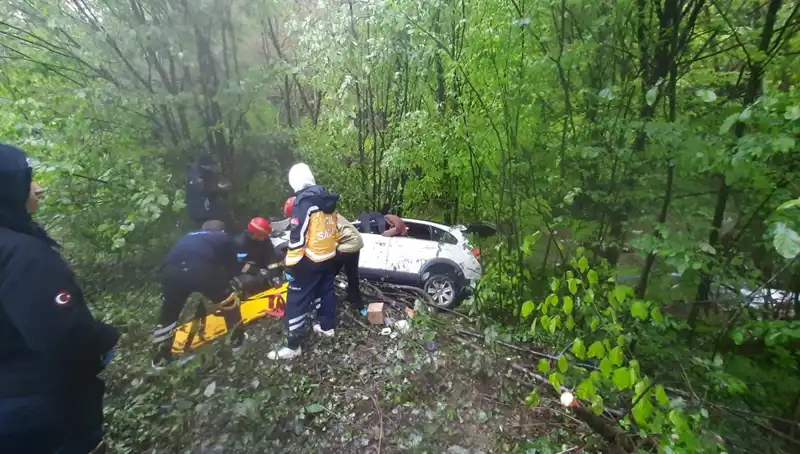 Direksiyon Hakimiyetini Kaybeden Araç Ormana Uçtu: Korkunç Kaza ve Sonuçları