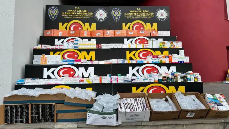 Adana’da Yapılan Yasa Dışı İlaç Operasyonunda Şok Gelişmeler!