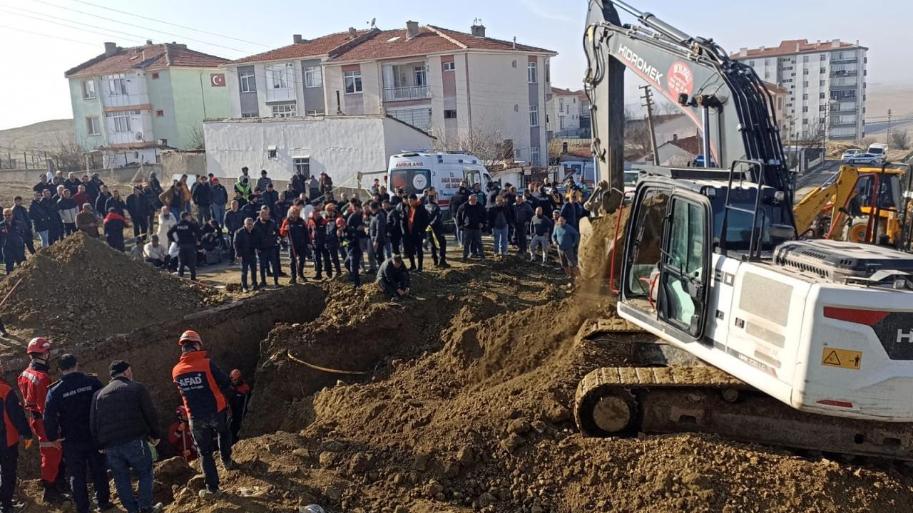 Ankara'da İnşaatta Göçük: 1 İşçi Hayatını Kaybetti