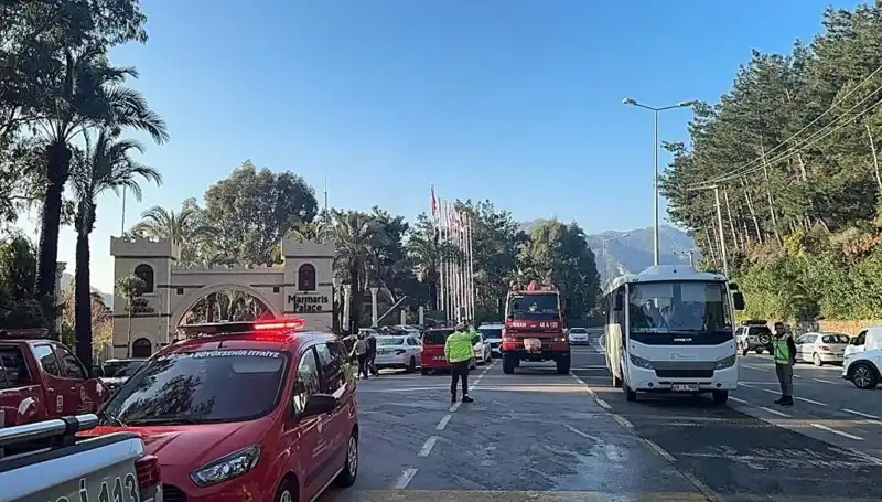 Muğla'daki Lüks Otelde Büyük Yangın Panic Yarattı!