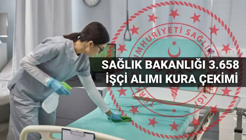 Sağlık Bakanlığı 2025’te 3.658 İşçi Alımı Kura Takvimi Açıklandı
