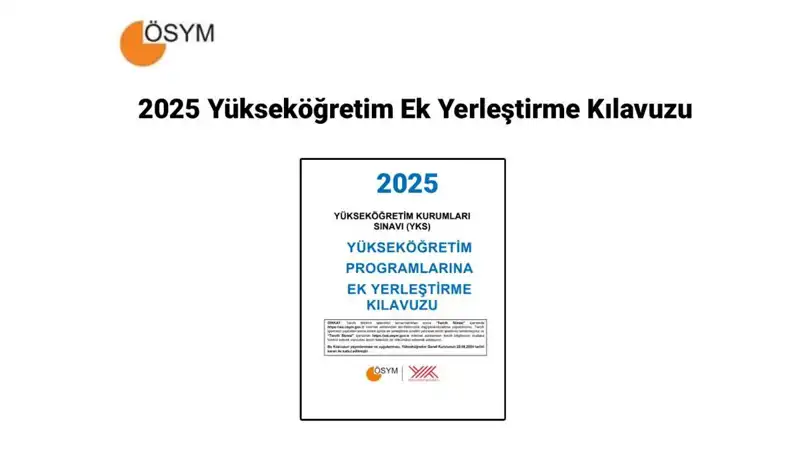 2025 YKS Ek Yerleştirme Kılavuzu: Tercih Tarihleri ve Ücret Bilgileri