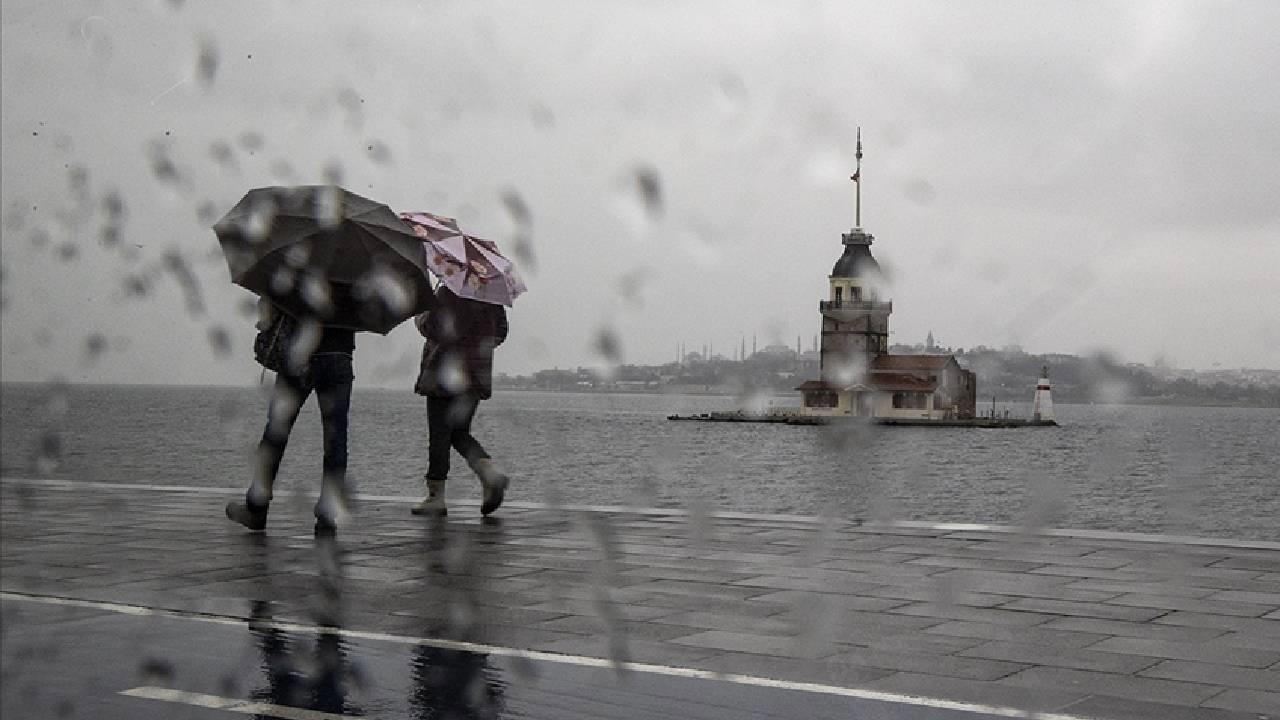 13 İl için Sarı Uyarı: Kuvvetli Yağış Tehlikesi